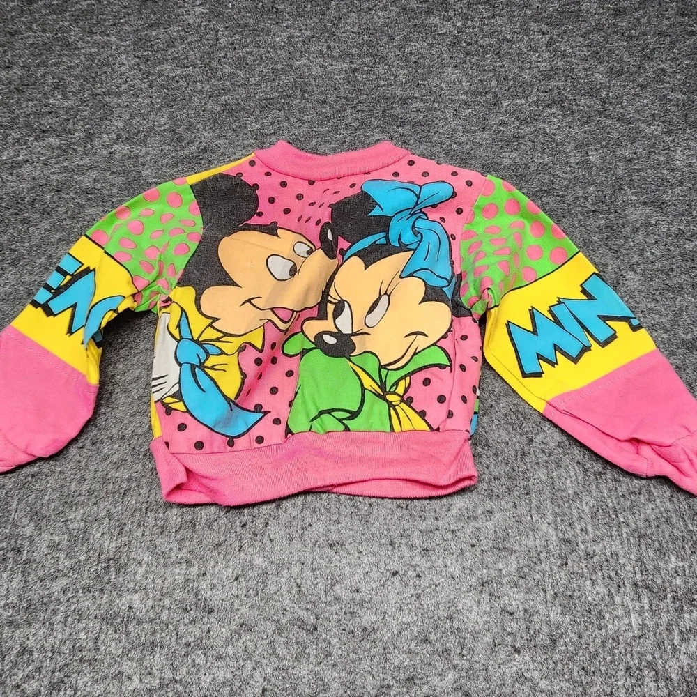 Mickeys Stuff for Kids Vintage 2pc Outfit Jacket Minnies Friends Disney RARE 18M